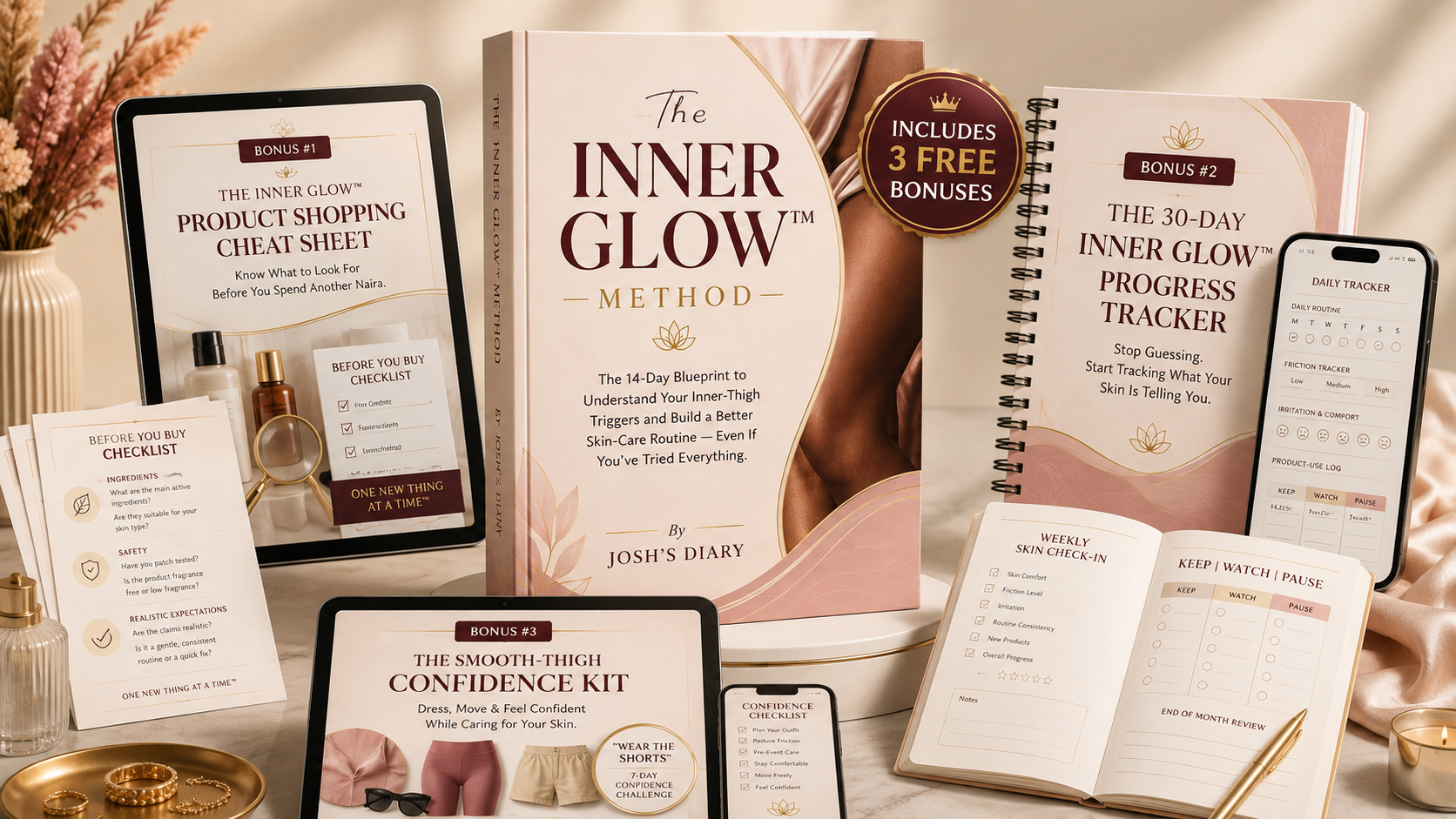 The Inner Glow Method Complete Bundle with three bonuses